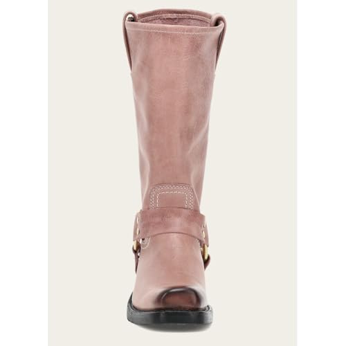 Cowboy Boots for Women Square Snip Toe Chunky Low Heel Western Boots Motorcycle Pull On Bootis Shoes3