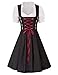 Oktoberfest Waitress Party Dress German Bavarian Beer Wench Halloween Size 2XL Color Red