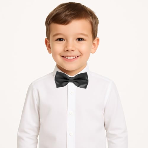 Image of Kids Pre-tied Bow Tie for Boys, Formal & Casual Adjustable Bowtie Age 3-13 Years