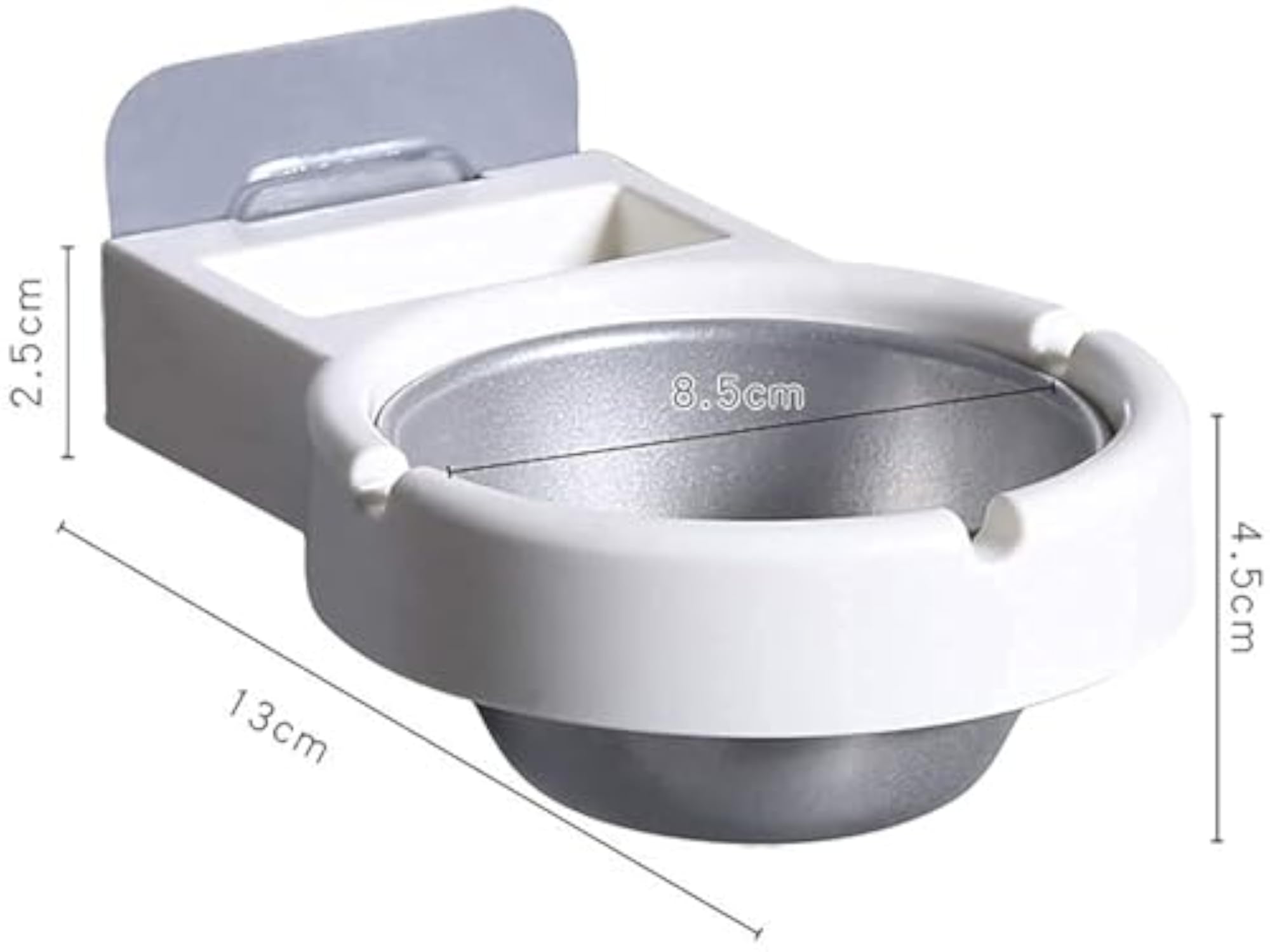 Wall Mounted Ashtray for Outdoor Use