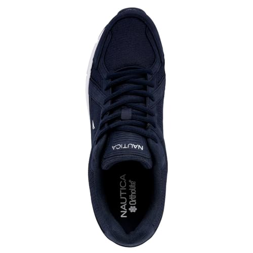 Image of Nautica Mens Running Sneakers Sport Fashion Lace-Up Athletic Soft Shoes for Gym Tennis Men - Cushioned, Breathable, Lightweight & Comfortable