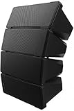 TOA HX-7B 2-Way Compact Variable Dispersion Speaker, Black; 750W Continuous Power Handling; Four Speaker Modules are Combined Into One, High-powered Speaker System