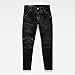 G-STAR 5620 3D Zip Knee Skinny Fit Jeans, Dark Aged Black, 30W x 32L