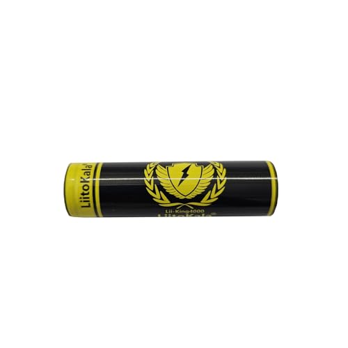 Batería de 4000 mAh 3,7 V Premium King súper potente para linternas, cámaras, paneles solares, monitores a batería, mandos a distancia, profesionales y potentes