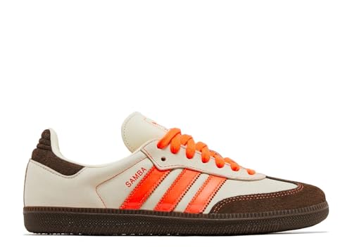 Image of adidas Originals Samba OG Women's Sneakers,Solar Orange /Cream White /Solar Orange, Size 6.5