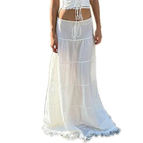 Y2K Lace Floral 2 pcs Sets Summer Elegant Outfits Square Neck Lace Up Tie Front Top Dress Sets Festival Club