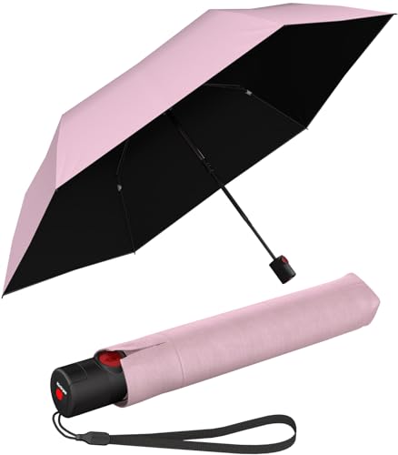 Knirps Taschenschirm U.200 Ultra Light Duomatic mit UV- und Hitzeschutz - Rose
