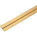 Gedotec Charnière Meuble Piano à Vis - Meuble de Cuisine, Volet, Piano, Placard, Armoire, Coffre, Porte, Cercueil - Usage Polyvalent - Acier Couleur Laiton -32 x 600 mm - Entraxe : 15 mm - 1 Pièce