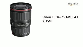 Buy Canon EF 16-35 MM F4 L is USM Online at Low Prices in India
