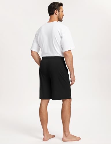 GYS Mens Sleep Shorts Bamboo Viscose Soft Comfy Pajama Bottoms with Drawstring and Pockets4