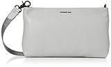 Mit Reißverschluss Mandarina Duck Schultertasche Grau (Pearl) Mellow Leather P10fzt77 31 x 18 x 6 (L x H x B)