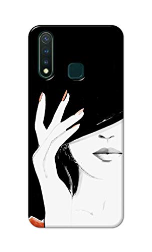 Image of PRINTFIDAA Photo of Beautiful Girl Hard Back Cover for Vivo Y19 / Vivo U3 (6.53 inch) Back Cover -(P6) KAT1005