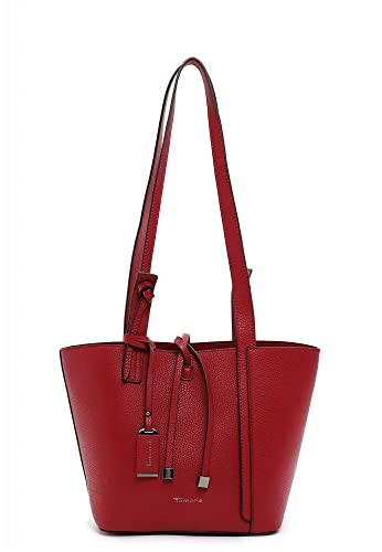 Sac shopper Tamaris Janika grand sac à épaule rouge foncé pour femme active