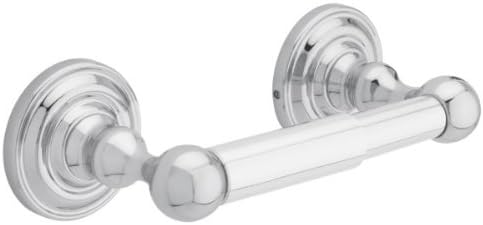 DELTA FAUCET 138279 Greenwich, Bath Hardware Accessory, Toilet Paper Holder, Polished Chrome