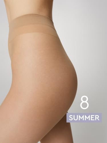 Image of Conte Ultra Fine Sheer to Waist Pantyhose Summer 8 Denier