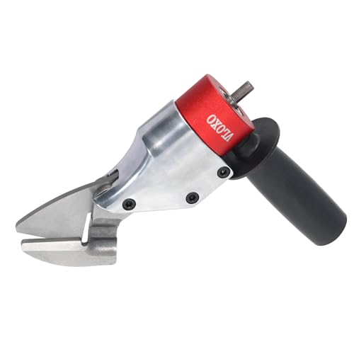 VlOXO Metal Shears Drill Attachment,Sheet Metal Cutter with 360 Degree Pivoting Handle Professional...