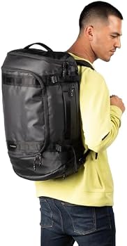 TIMBUK2 Impulse Travel Backpack Duffel Bag, Black (Jet Black), 45L, Impulse Travel Backpack Duffel Fashion