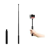 - Alta compatibilidad, el palo selfie utiliza un conector estándar 1/4 en la parte superior, que es compatible con la mayoría de cámaras de acción, clips de teléfono, etc. en el mercado.