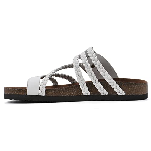 Image of White Mountain Women's Hayleigh Braided Footbed Sandal