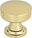 Atlas Homewares 325-FG Browning Collection 1.25 Inch Round Cabinet Knob, French Gold Finish