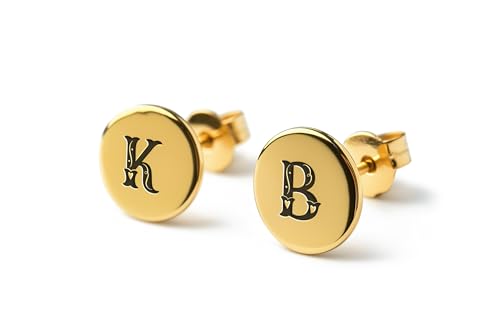 Boucles d'oreilles poker personnalisées avec disques gravés unisexes