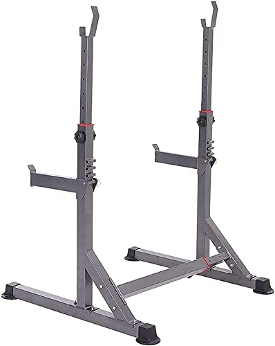 OTQEFTN Multi-Function Weight Lifting Home Gym Fitness Home Adjustable Barbell Rack Squat Rack Multifunction Sturdy Durable Bodybuilding Dip Stand Weight Lifting Bench Press for