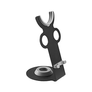 PureMounts® Haartrockner-Halter für Dyson® Supersonic, Magnetbefestigung, Kabelmanagement, Silikonpolster, schwarz