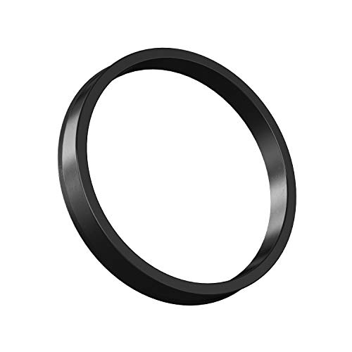 Image of StanceMagic Hubcentric Rings (Pack of 4) - 54.1mm ID to 73.1mm OD - Black Poly Carbon Plastic Hubrings - Only Compatible with Scion Mazda Toyota with 54.1mm Vehicle Hubs and 73.1mm Wheel Centerbore
