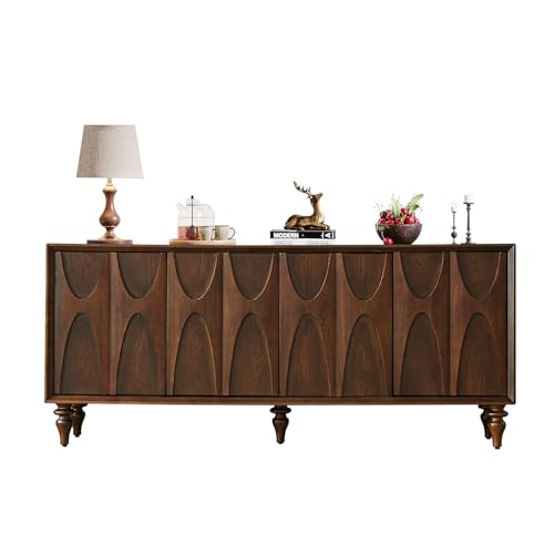 63" Mid-Century Buffet Cabinet