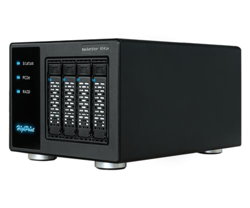 RocketStor 6541AW Enclosure RAID NVMe PCIe 4.0 x16 4 bahías miniatura 4