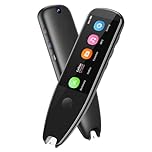 Scan Reader Pen, OCR Digital Translation Pens Scanner 112 Language Translator Device Support Text Extract Intelligent Recording Scanner Pen with 3.5 Inch Touch Screen for Businessmen Students Adults