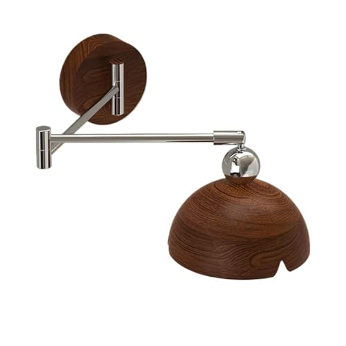 Lampe liseuse murale beige orientable pour soulager la fatigue visuelle au lit