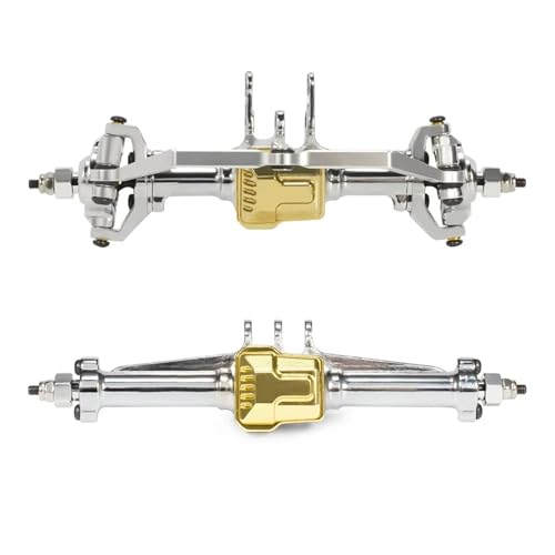 RC�A�N�X���X�y�A�p�[�c Compatible With TRX4M For Defender For Bronco K10 1/18 RC�N���[���[�J�[�A�b�v�O���[�h�p�[�c 1�Z�b�g �A���~�������t�����g���A�R���v���[�g�A�N�X��(Silver)