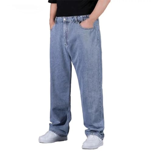 Men’S Baggy Jeans Classic Cargo Loose Streetwear Denim Straight Fit Jeans2
