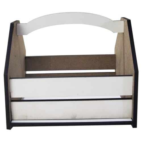 AUTSUPPL Sublimation Basket for Drinks Lightweight Handheld Beer Container Versatile Picnic Storage Holder for Bbqs and Outdoor Gatherings Blank Design for Custom Printing