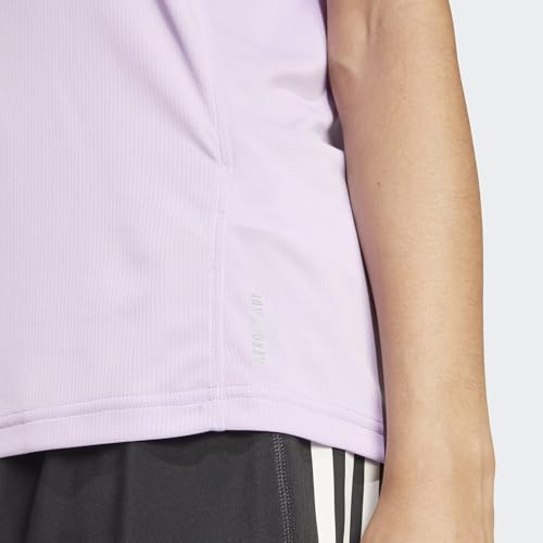 Image of adidas Women's Polyester Geometric Regular Fit T-Shirt