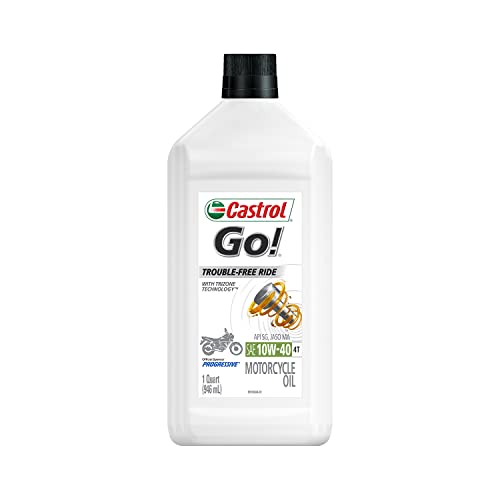 Castrol 12146 10W-40 4-Stroke Motorcycle Oil - 1 Liter, (Pack Of 6) #TOP3