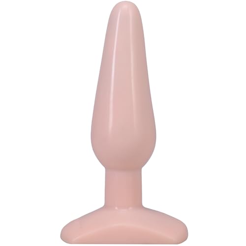 Doc Johnson Anal Plug, Muave, Medium, 1 Count White