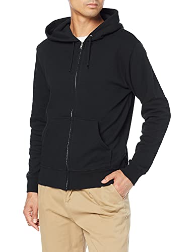 Image of Printstar 00217-MLZ Men's Sweatshirt, 8.4 oz, Fleece Lined, Zip-up, Light Hoodie, Full Zip,
