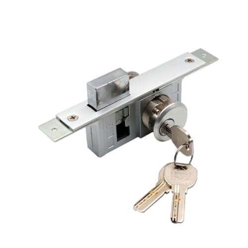 ZAANHA Serratura for porta in vetro con cornice a cilindro universale for ristorante fast food for corpo serratura bifacciale con spessore 44-46 mm