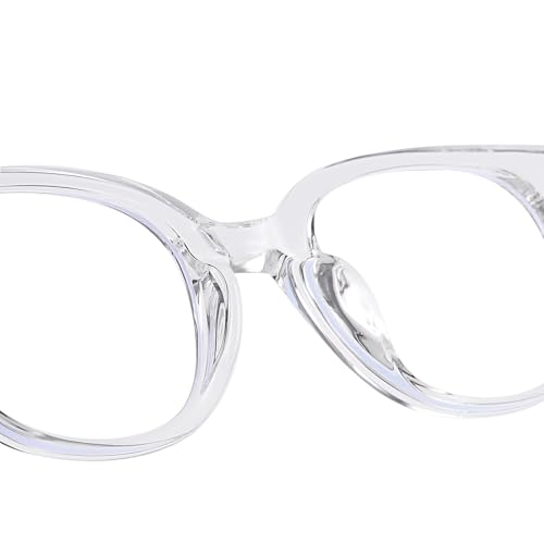Image of Dollger Blue Light Blocking Glasses For Woman Men Thick Frame Square Computer BlueLight Glasses Clear Lens Non-Prescription