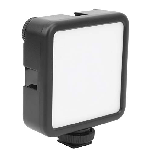 Image of Portable Double Color Temperature Fill Light 3200 5600K 850Lm Dimmable Cordless Video Lamp Black ABS Photography Illumination Equipment for Tripod Mirrorless Camera