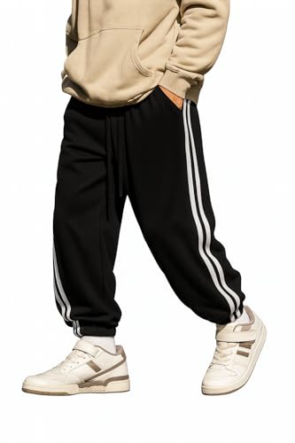 Image of dockstreet Mens Baggy fit Jogger /Sweatpants /Gym Gear, Trouser, Loose Home Relaxed Pants