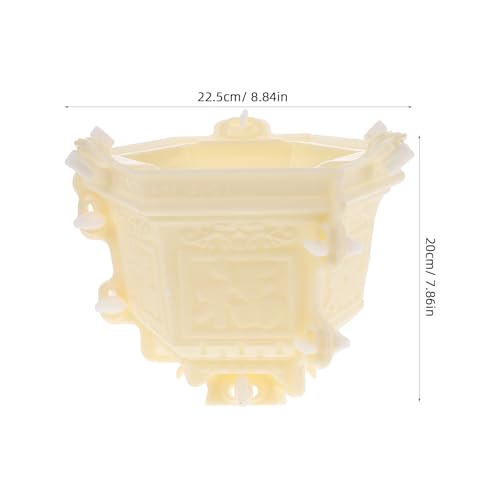 Molde para hacer macetas reutilizable ideal para decorar con suculentas 8