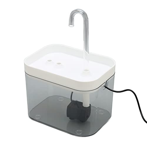 Fuente de agua USB silenciosa para gatos y perros 1.5L miniatura 4