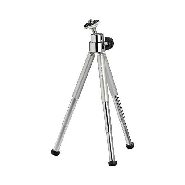 Cullmann 4007134500334 "ALPHA 15" Ministativ mit Kugelkopf silber