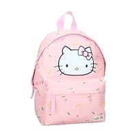 Vadobag Unisex Kid's Hello Kitty Recycled PET Backpack 31 cm, red, One Size
