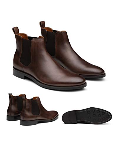 Dunross & Sons Men Jayden Chelsea Boot, Comfortable Leather Boot3