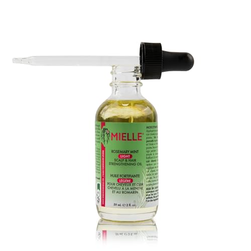 Mielle - Olio Leggero Per Capelli Al Rosmarino E Menta, Doppie Punte E Cuoio Capelluto Secco, Infuso Con Biotina E Oli Essenziali Per Rafforzare, Lenire, Idratare E Incoraggiare I Capelli Più Lunghi - 2