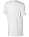 NIKE Sportswear Men's Club Embroidered Futura Tee, White/Black, Medium